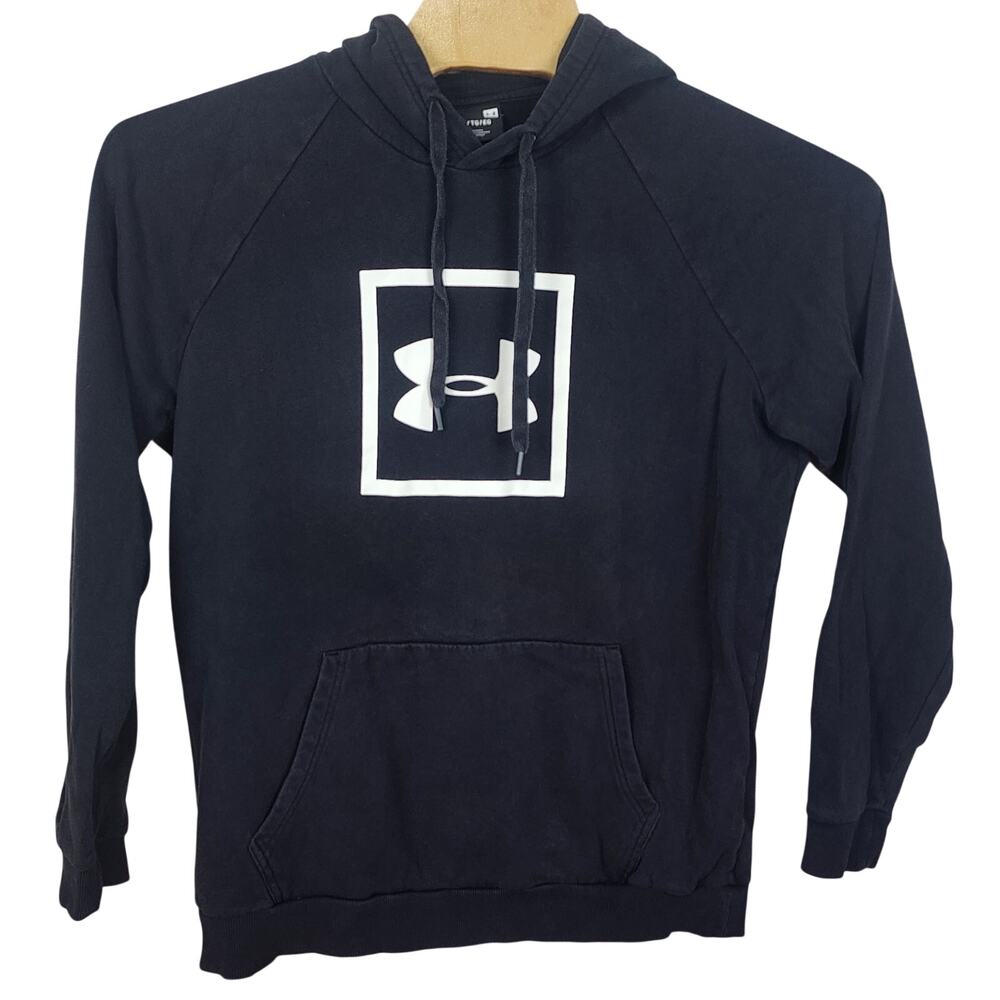 Under Armour Hooded Sweatshirt Hoodie Black XL
